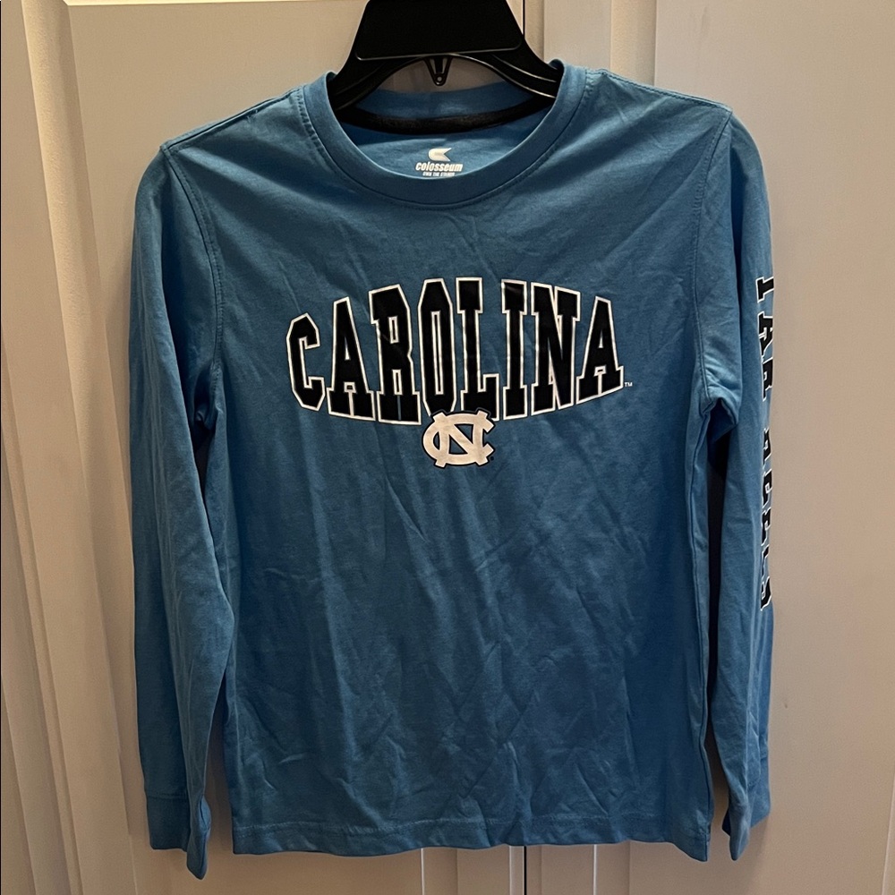 Colosseum Carolina Tarheels  Blue Long Sleeve Tee Kids